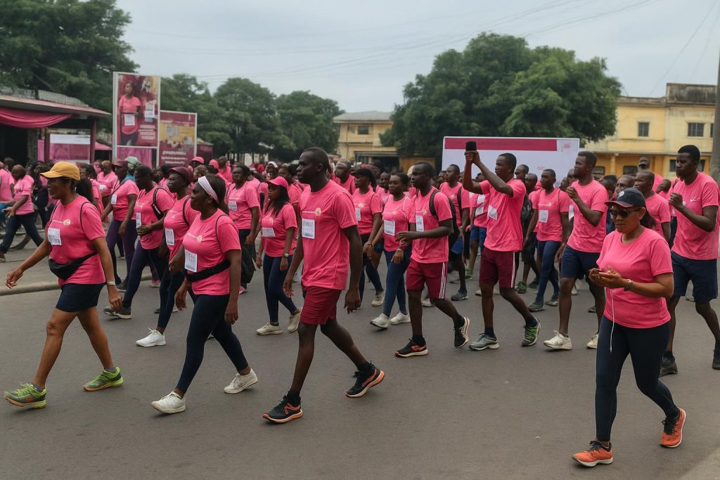 Marche anticancer à Brazzaville : 10 km d’espoir